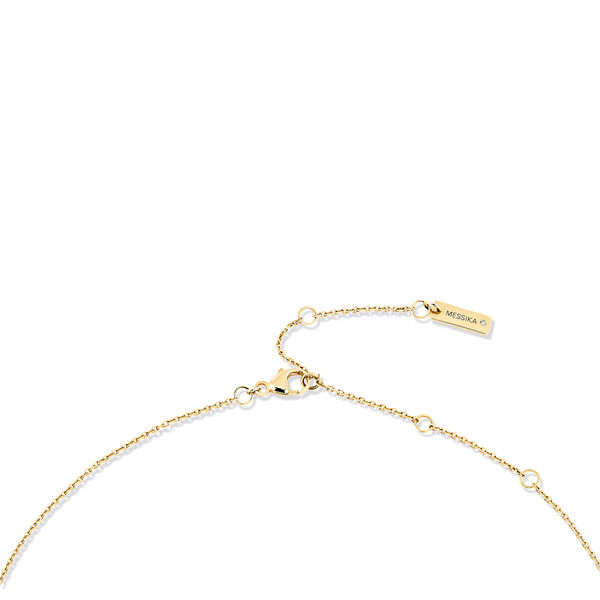 Pendentif Fiery en or jaune avec diamants .10ct